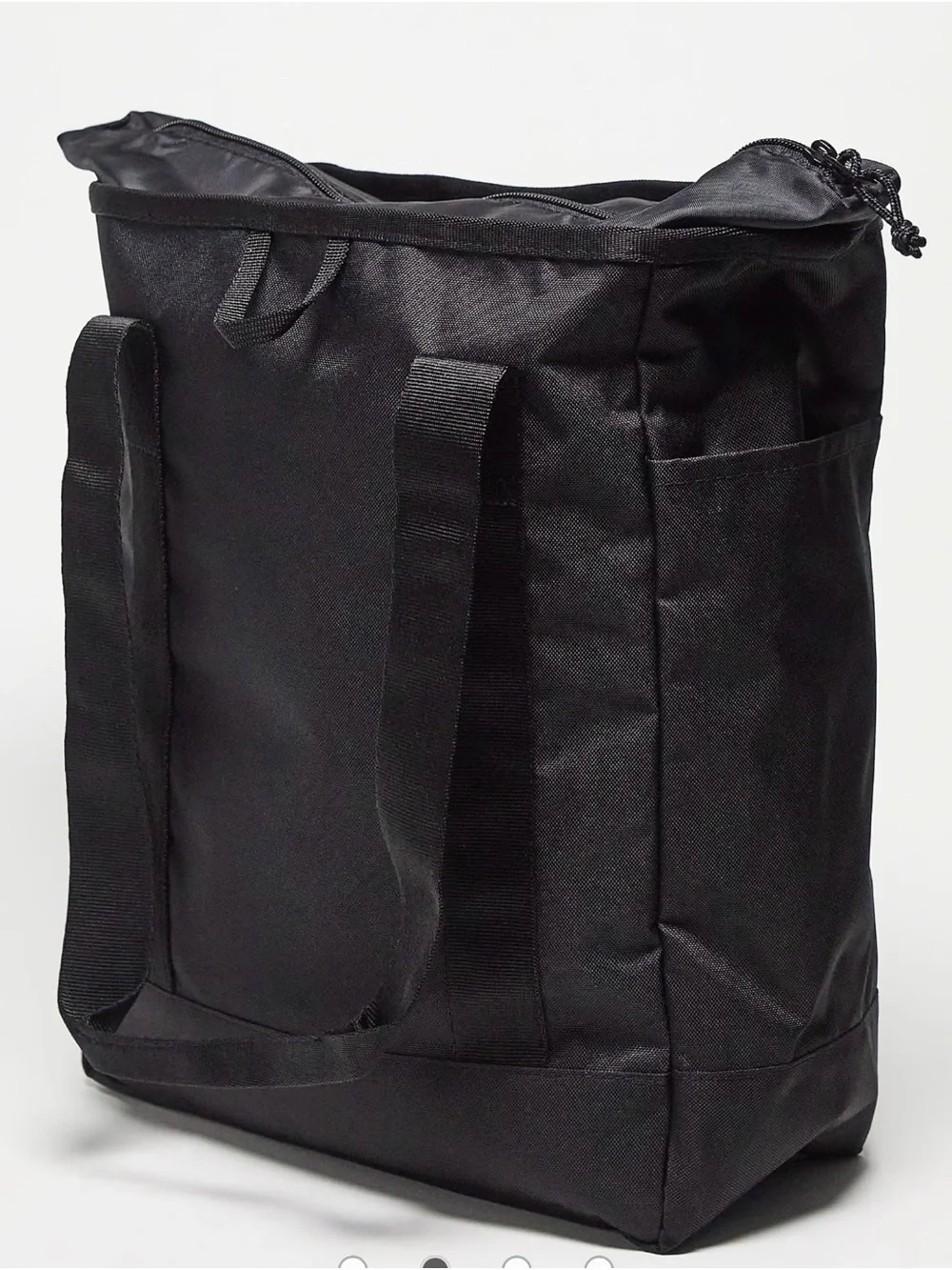 adidas Black Tote Bag with Front Logo Patch